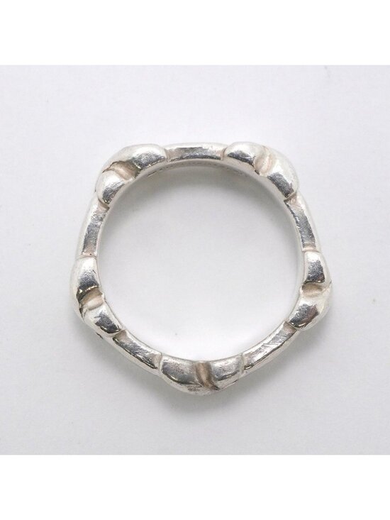Tiffany & Co Ring Signature Cross 925 Sterling Silver